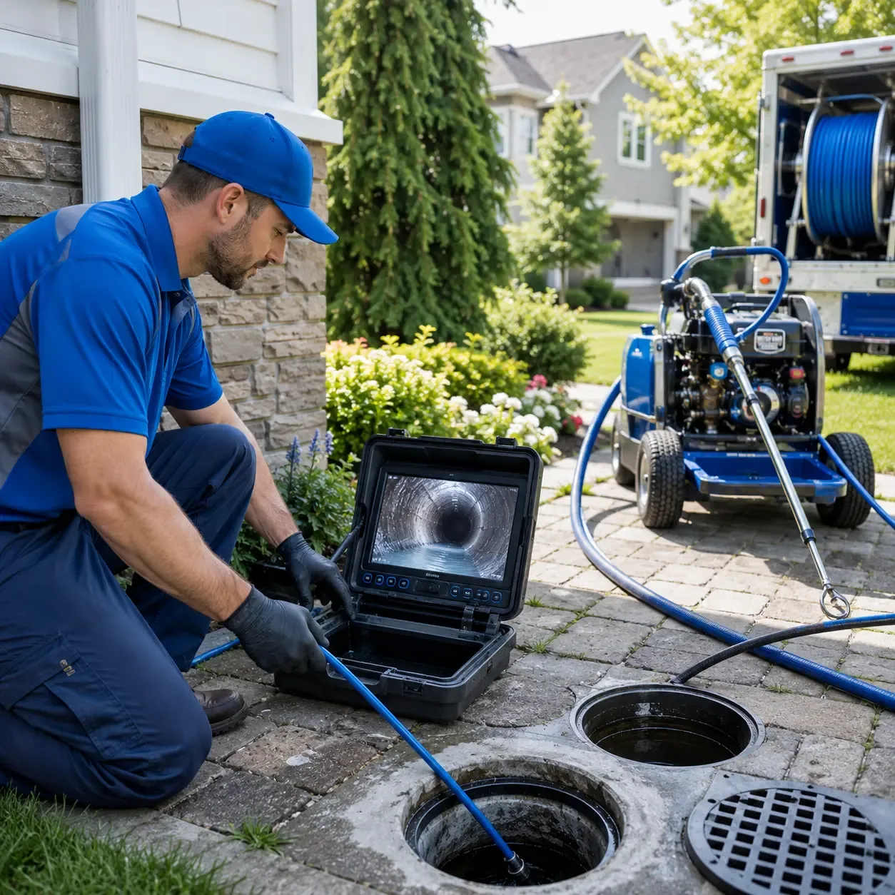 Outdoor drain cleaning professionals serving Eagle Lake, TX